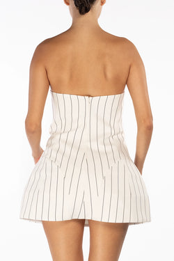 Giuseppe Di Morabito | Striped White Mini Dress, alternative view