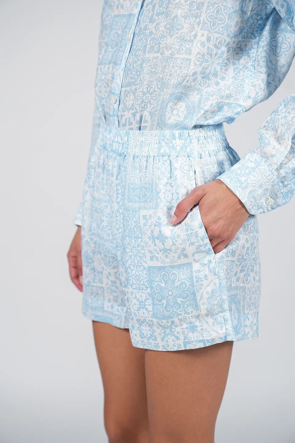 Designer Blue Women shorts, shop online with free delivery in Dubai. Product gallery 3