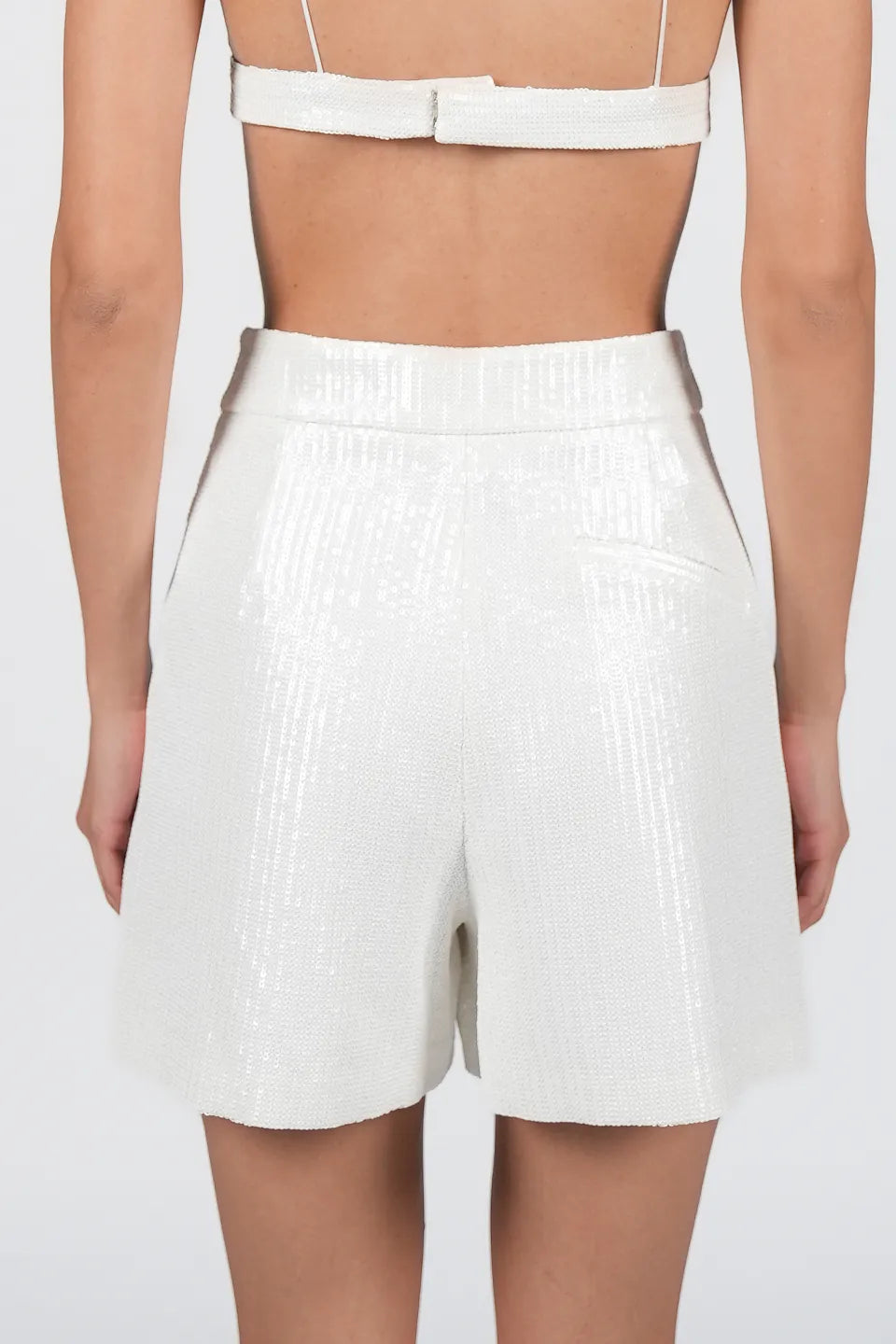 Designer white Women shorts, shop online with free delivery in UAE. Product gallery 4