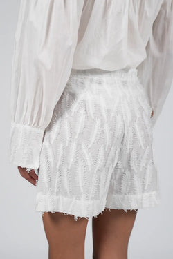 Federica Tosi | Short Mussola Foglie White, alternative view