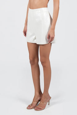 Federica Tosi | Shorts Rafia Off-White, alternative view
