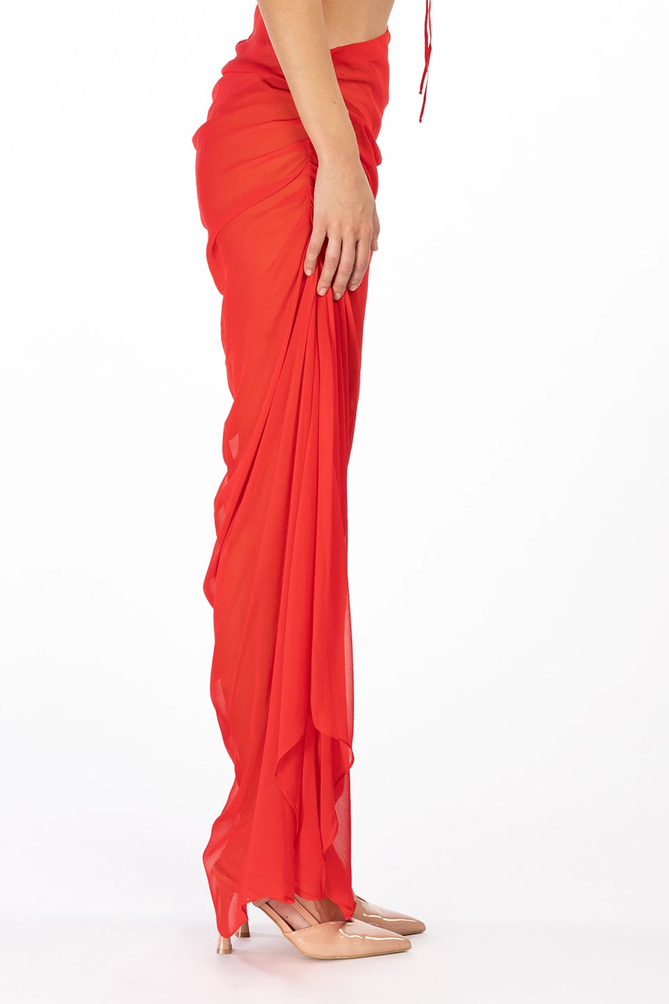 Designer Red Skirts, shop online with free delivery in UAE. Product gallery 5