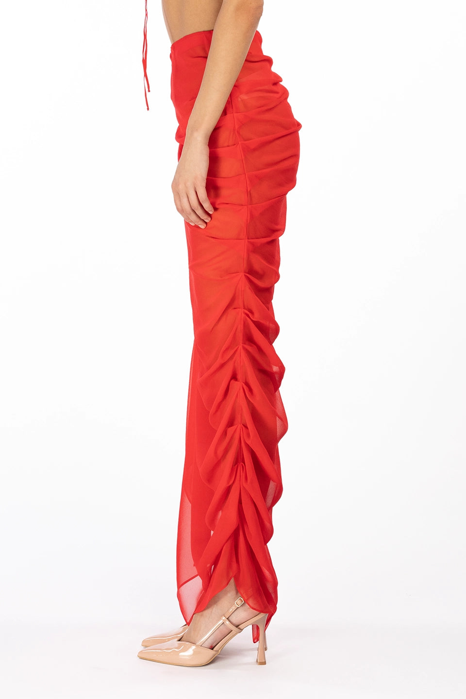 Designer Red Skirts, shop online with free delivery in UAE. Product gallery 2