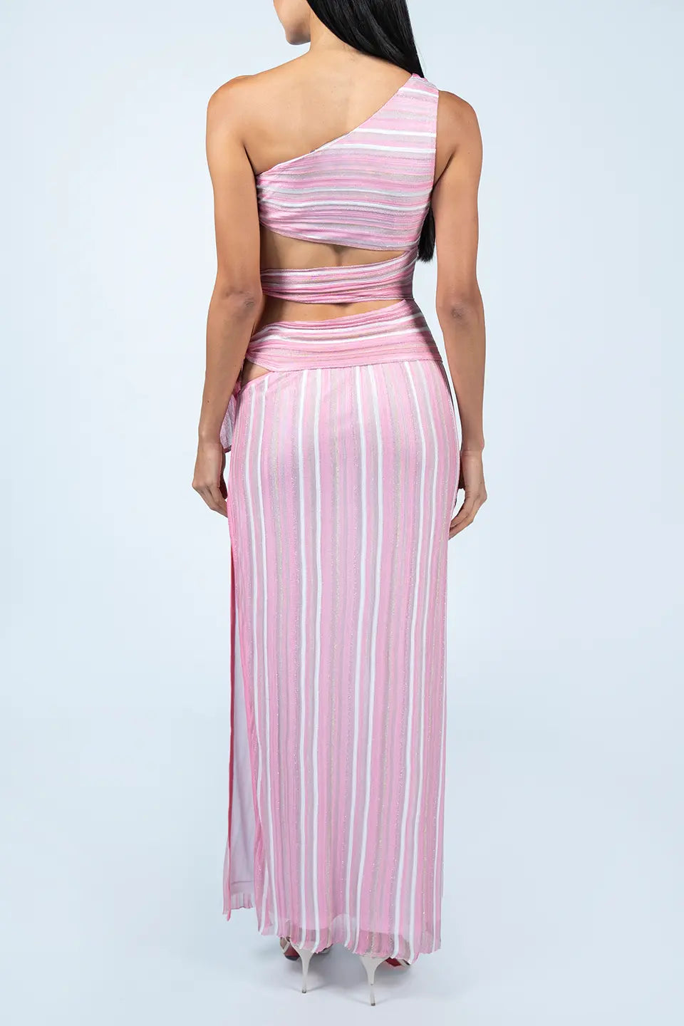 Designer Pink Maxi dresses, shop online with free delivery in UAE. Product gallery 4