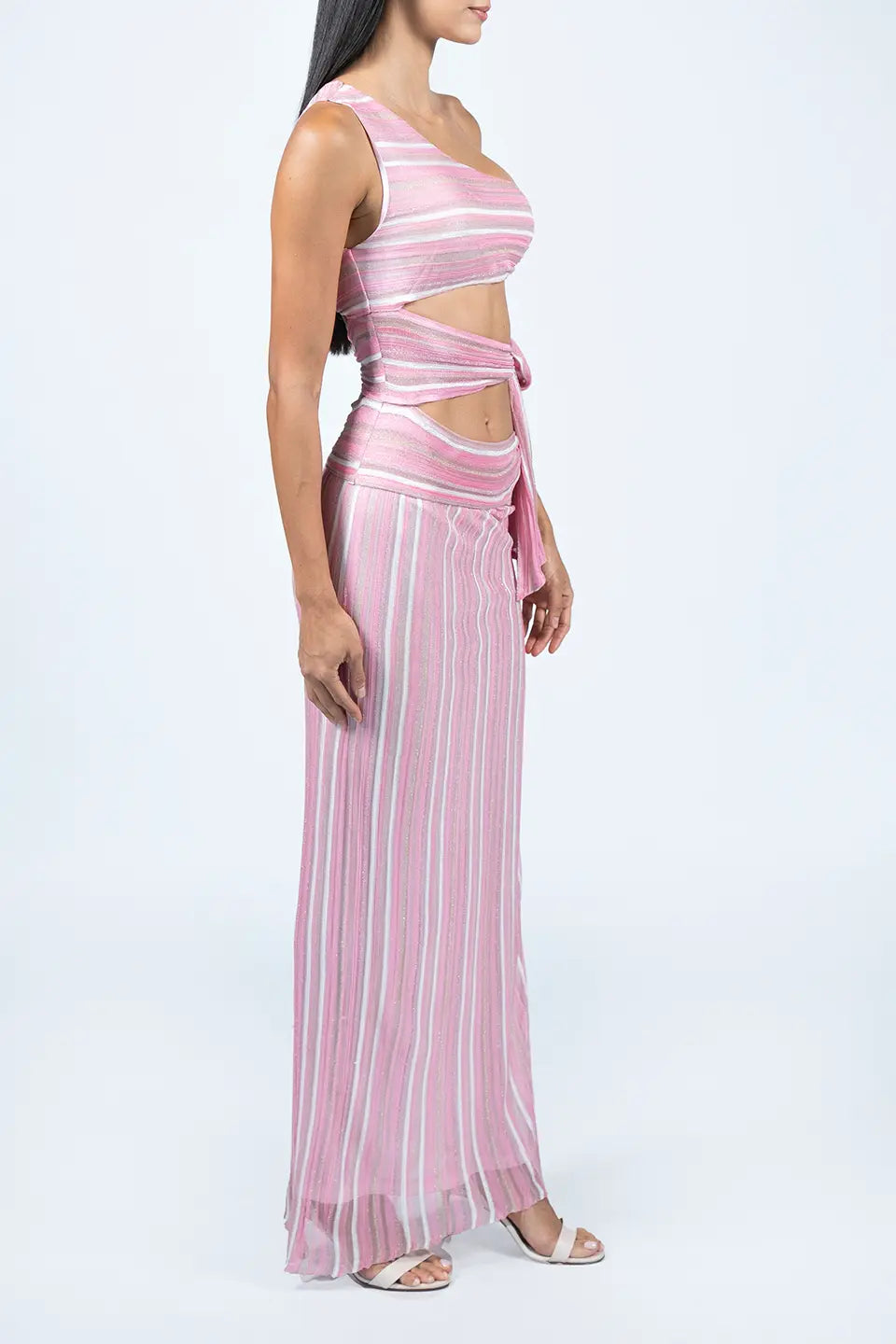 Designer Pink Maxi dresses, shop online with free delivery in Dubai. Product gallery 3