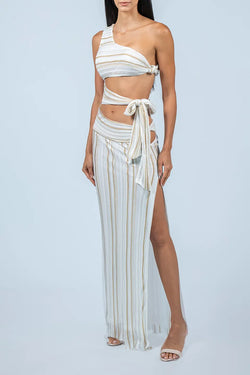 Kukhareva London | Sol Dress White Gold, alternative view