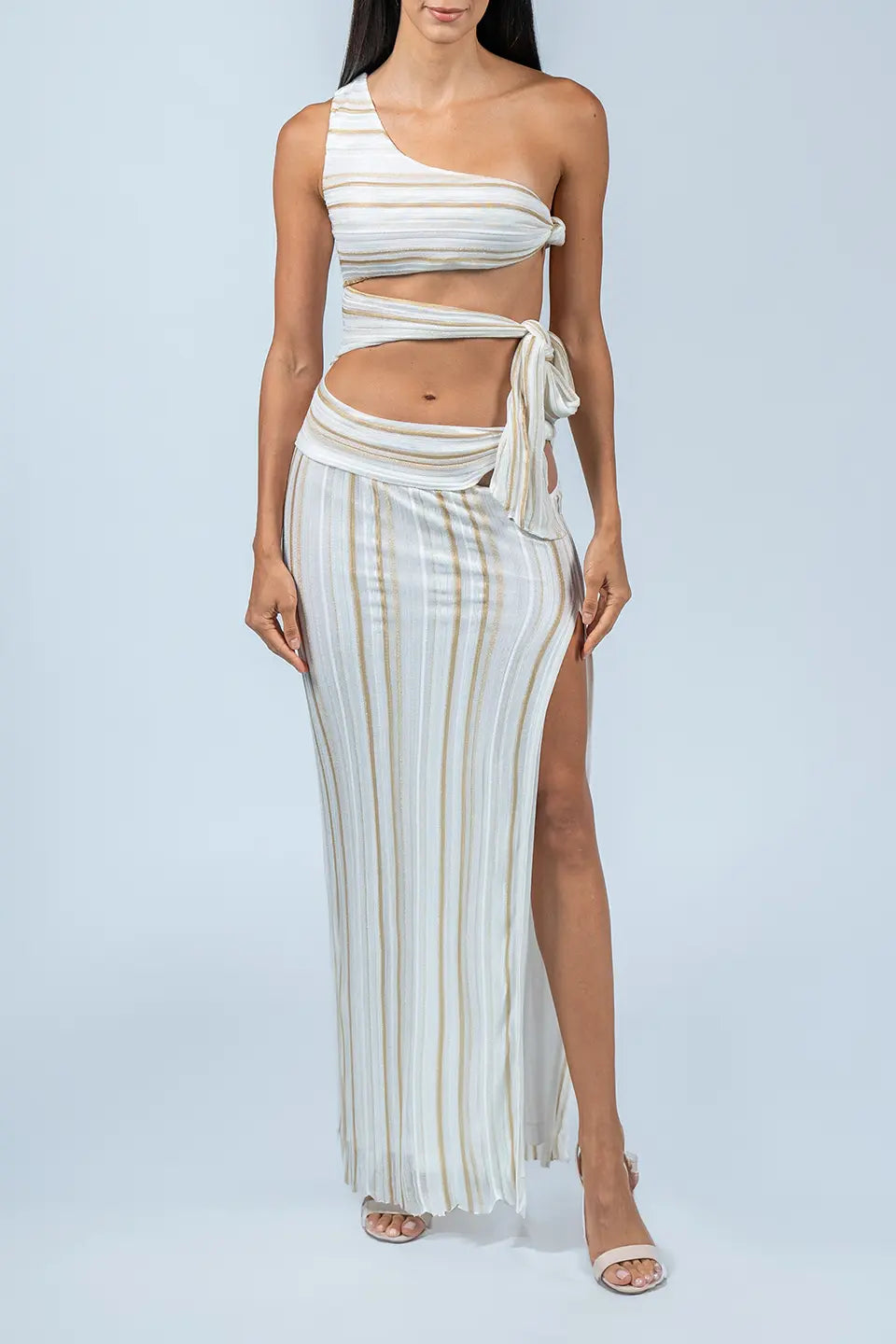 Shop online trendy White Maxi dresses from Kukhareva London Fashion designer. Product gallery 1