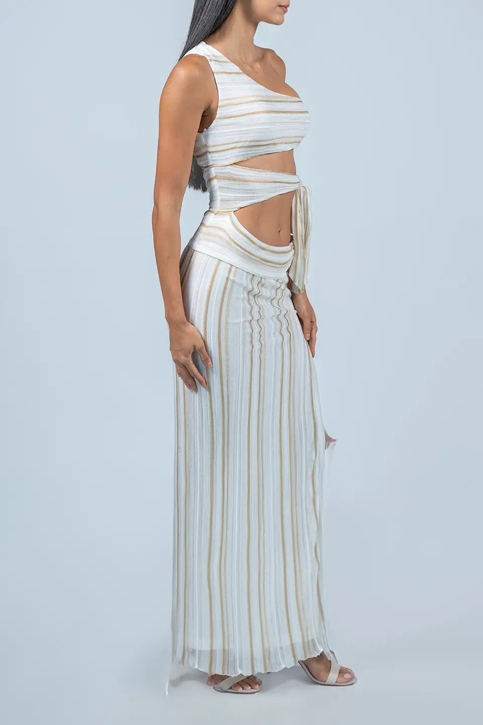 Designer White Maxi dresses, shop online with free delivery in Dubai. Product gallery 3