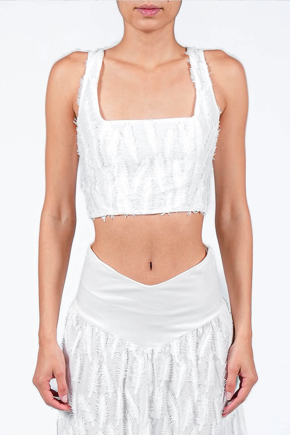 Shop online trendy White Women sleeveless from Federica Tosi Fashion designer. Product gallery 1