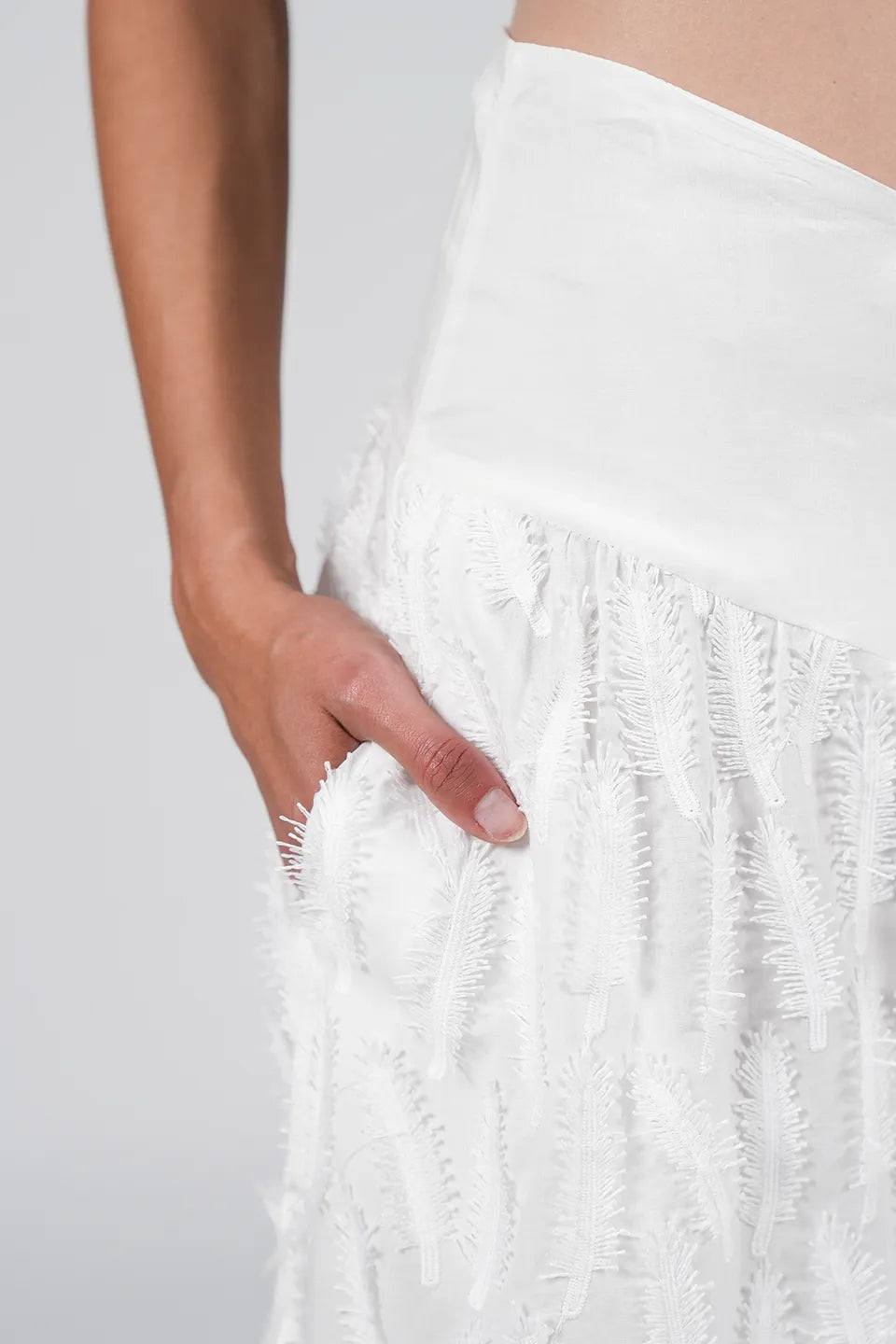Designer White Skirts, shop online with free delivery in Dubai. Product gallery 3