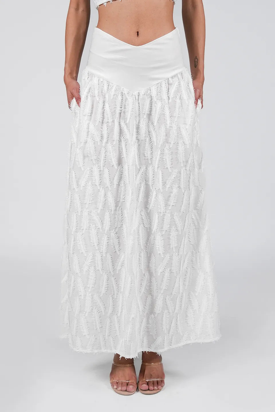 Shop online trendy White Skirts from Federica Tosi Fashion designer. Product gallery 1