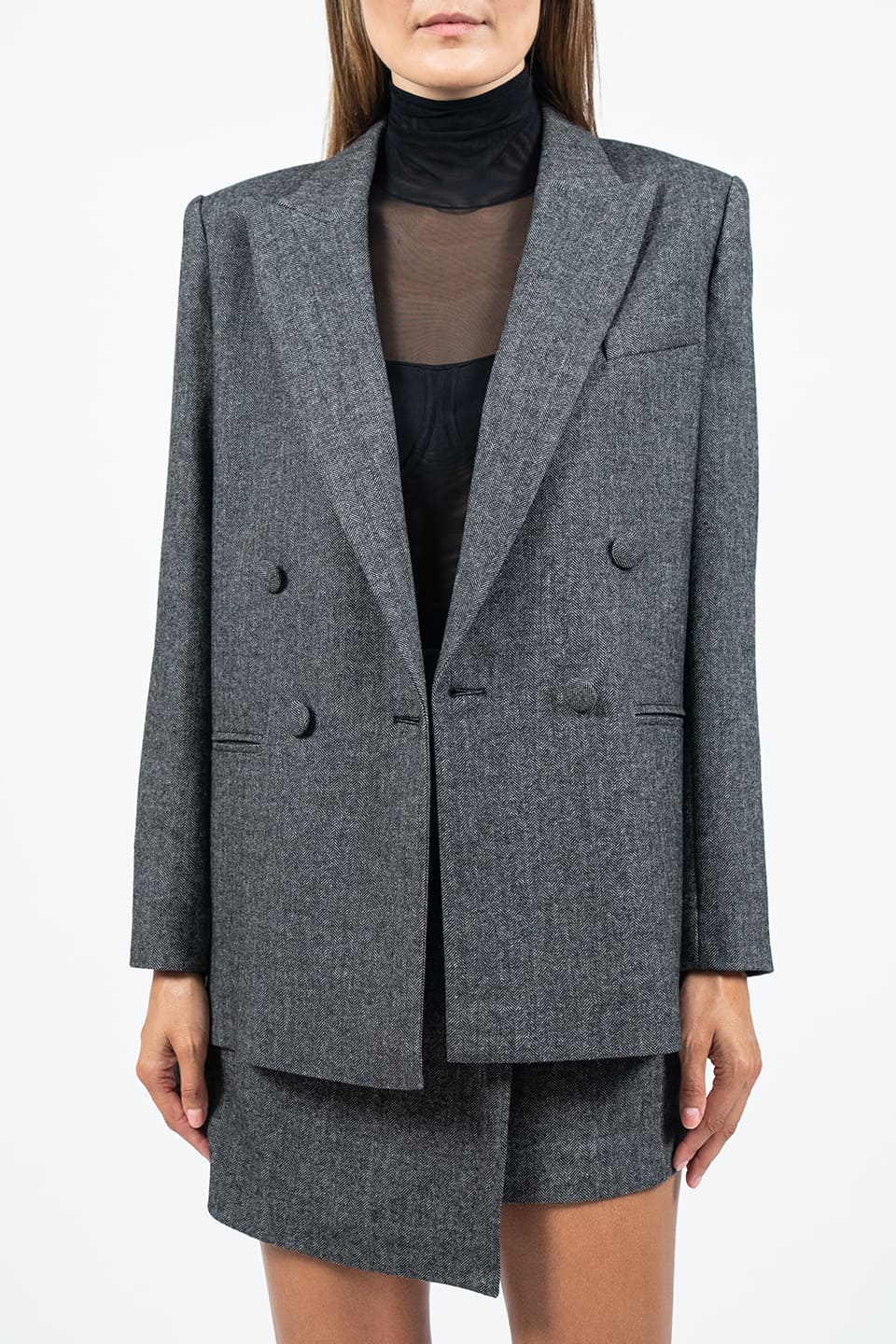 Designer Grey Women blazers, shop online with free delivery in UAE. Product gallery 6