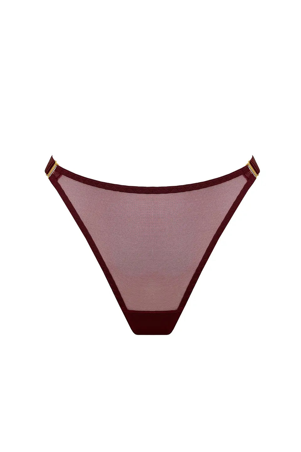 Shop online trendy Burgundy Undergarments from Bordelle Fashion designer. Product gallery 1