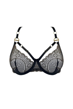 Bordelle | Tierra Balconette Wire Bra Black