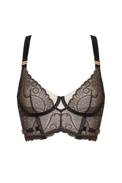 Bordelle | Tierra Longline Bodice Bra Black