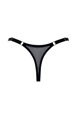 Bordelle | Tierra Thong Black, alternative view