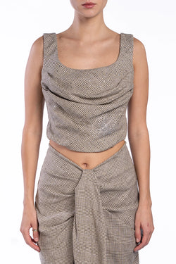 Giuseppe Di Morabito | Beige Draped Top