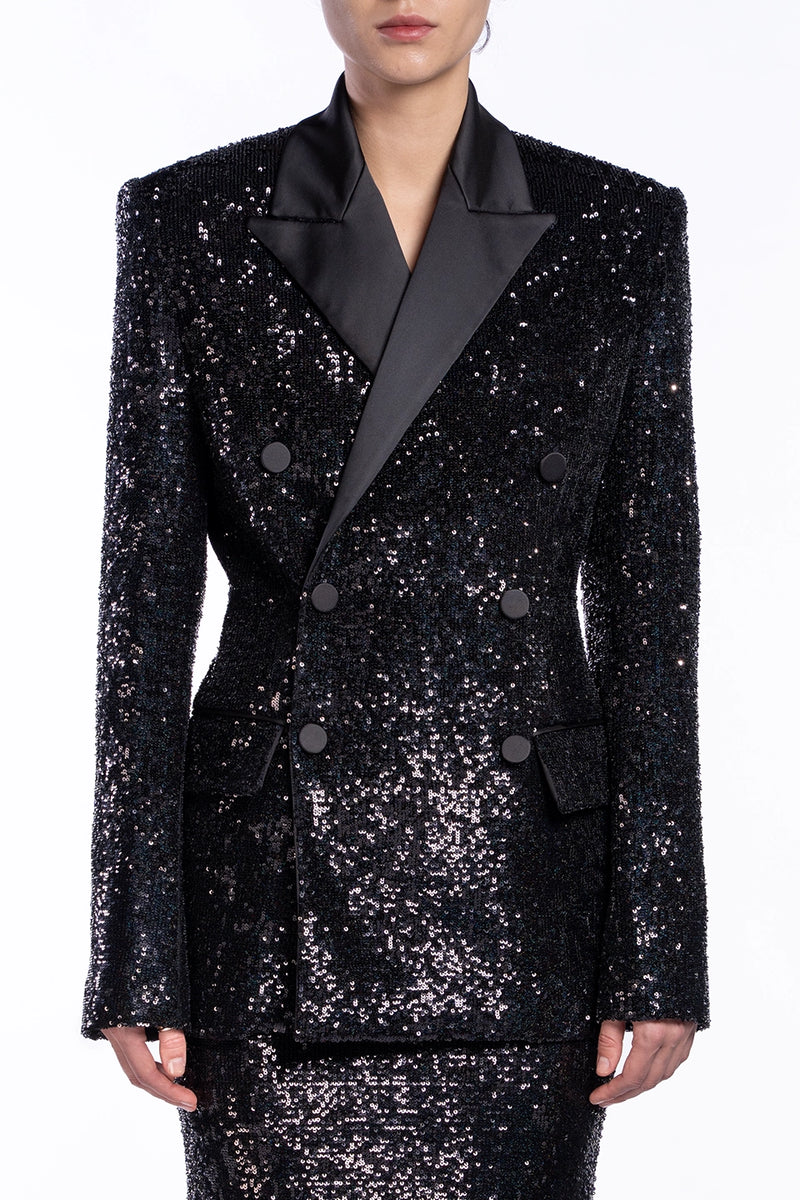 Black Shimmer Jacket