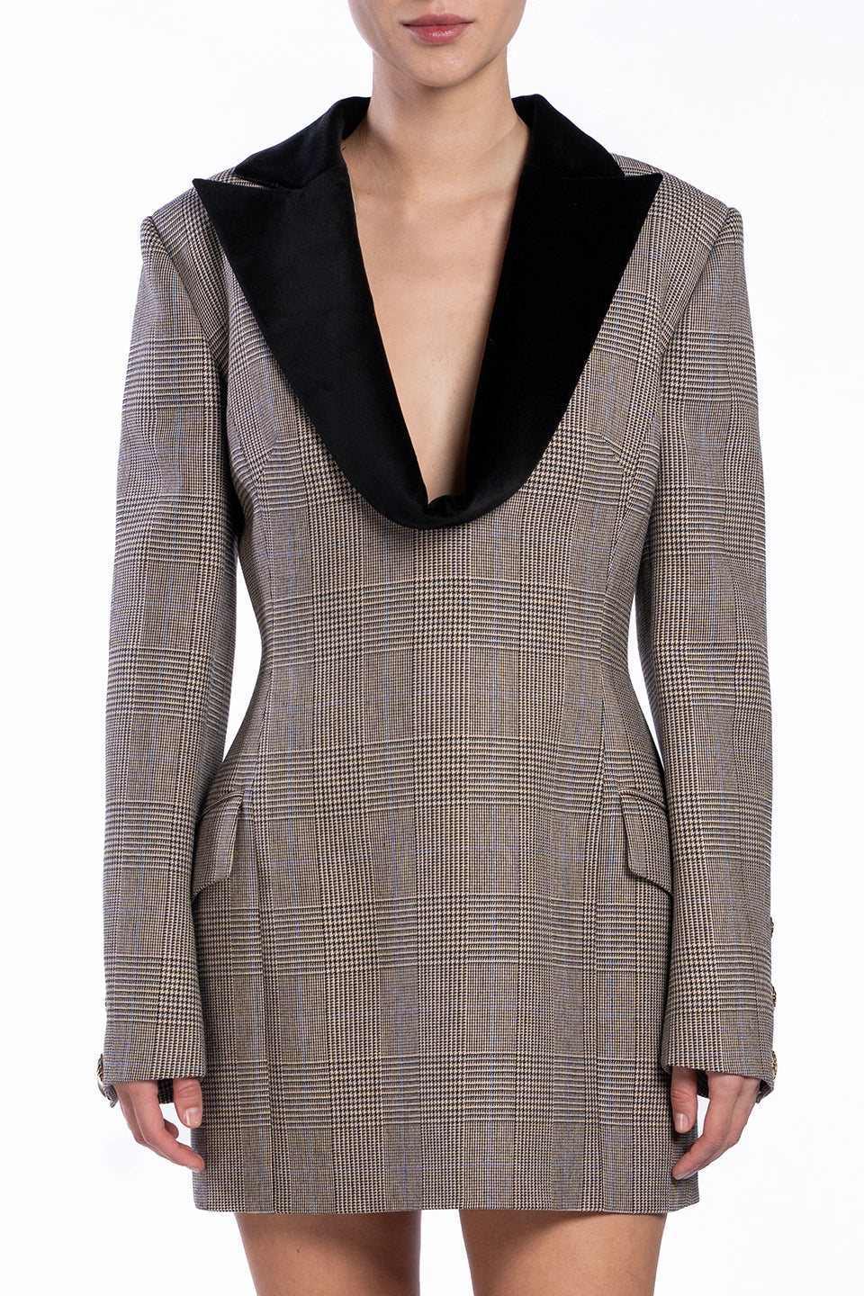 Shop online trendy Brown Mini dresses from Giuseppe Di Morabito Fashion designer. Product gallery 1