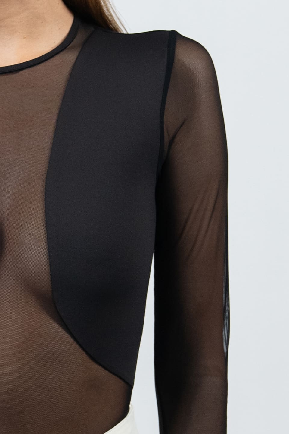 Thumbnail for Product gallery 4, Black Sheer Bodysuit