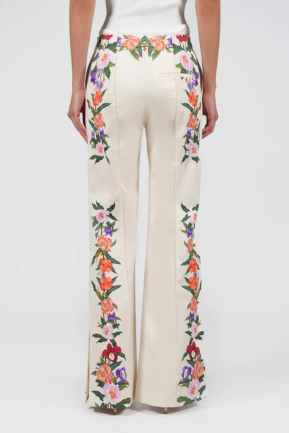 Designer Cream Women pants, shop online with free delivery in Dubai. Product gallery 3