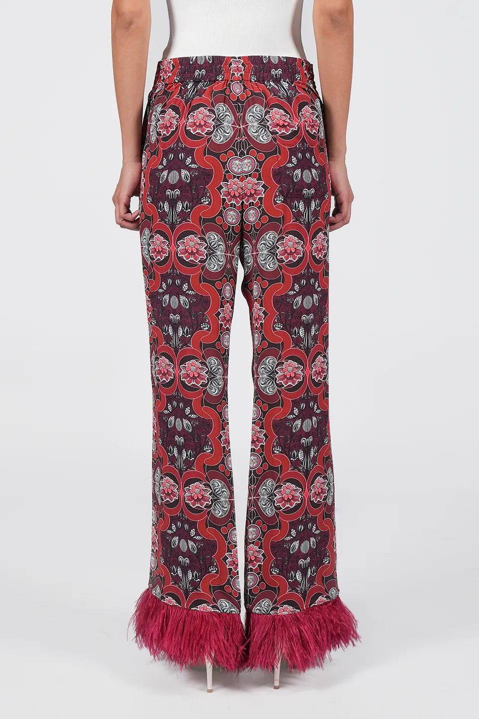 Designer Red Women pants, shop online with free delivery in Dubai. Product gallery 3