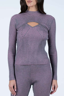 Vivetta | Rose Knit Turtleneck Sweater