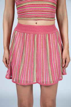 Kukhareva London | Storm Mini Skirt Watermelon