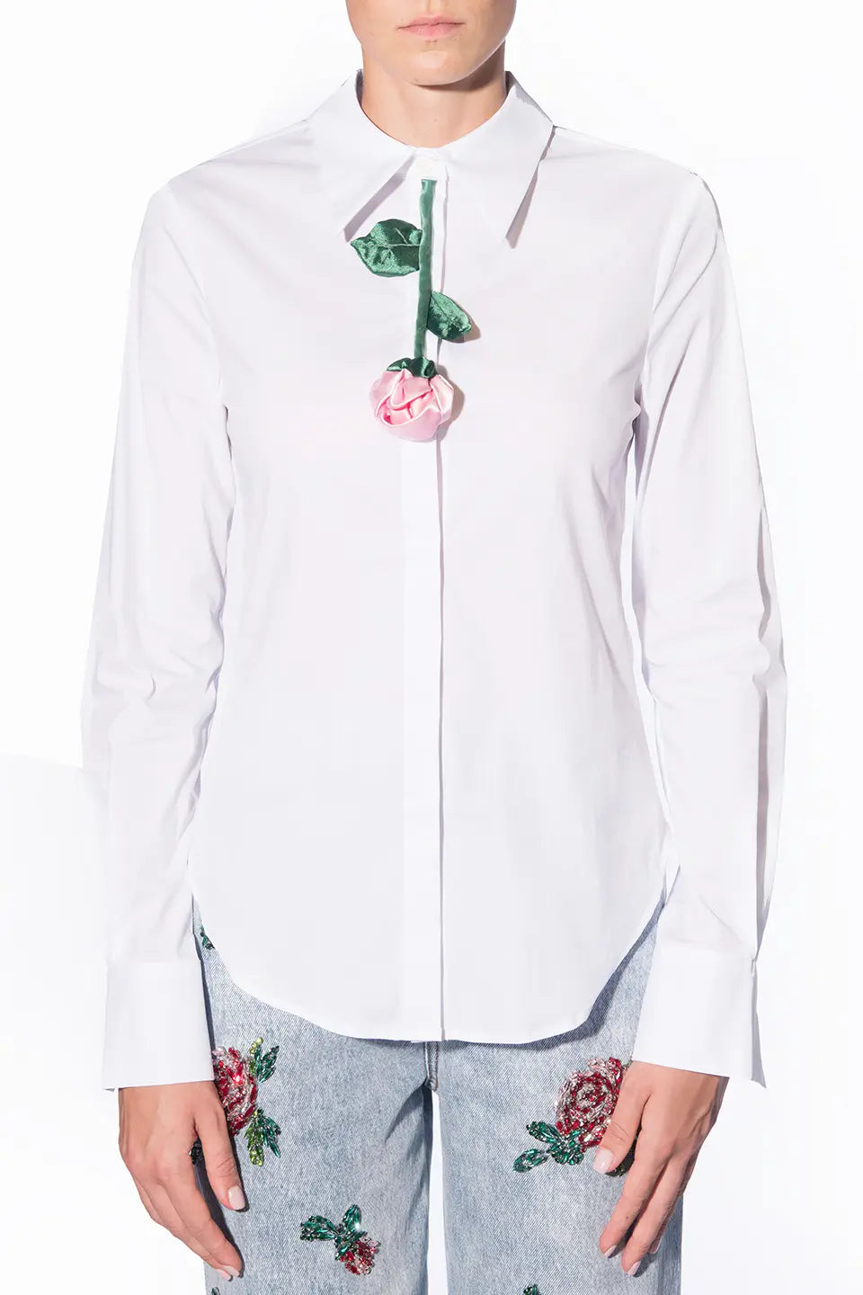 Shop online trendy White Shirt from Vivetta Fashion designer. Product gallery 1