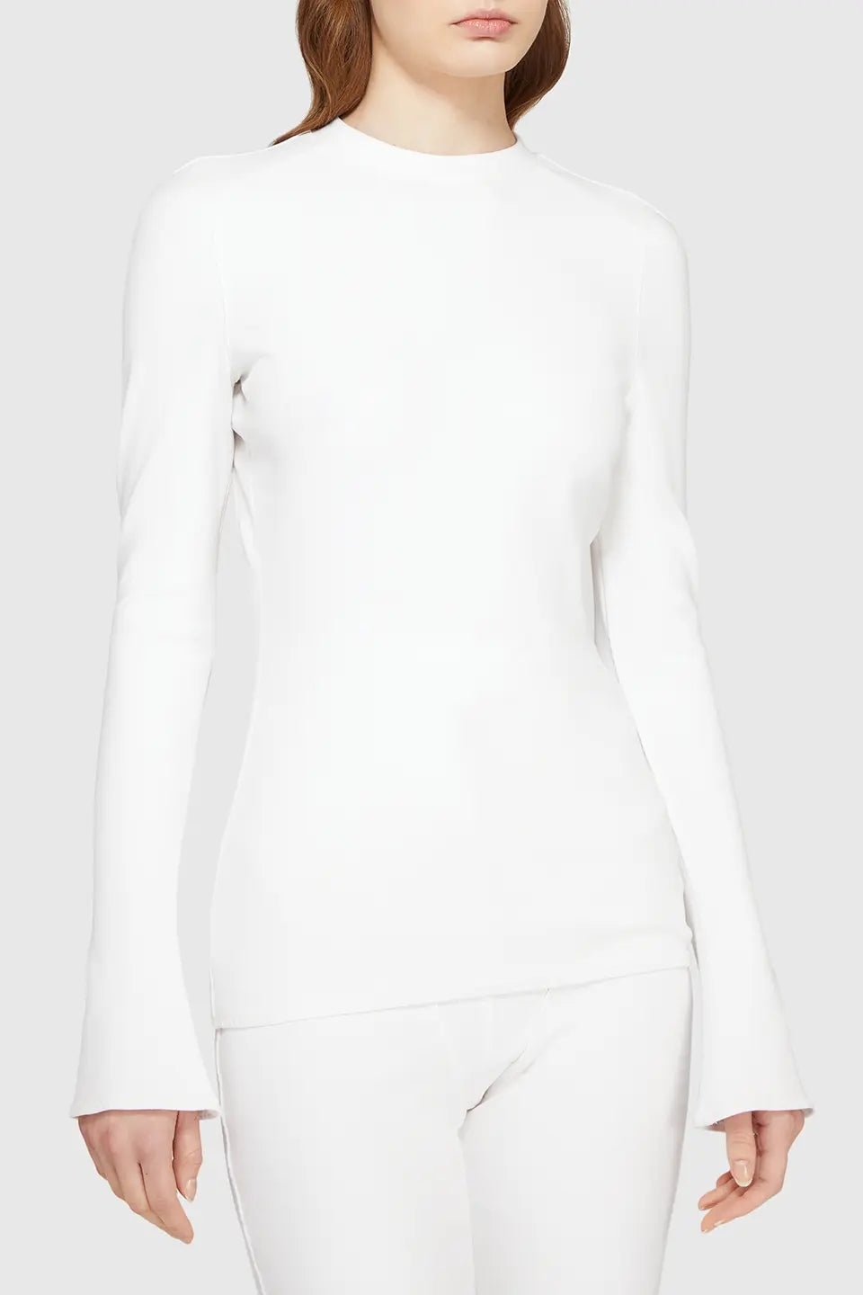 Shop online trendy White Women long sleeve from Alessandro Vigilante Fashion designer. Product gallery 1