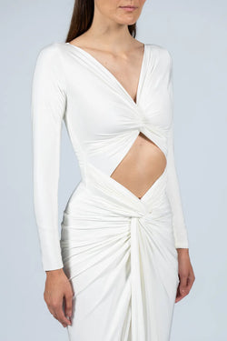 Hamel | White long dress, alternative view