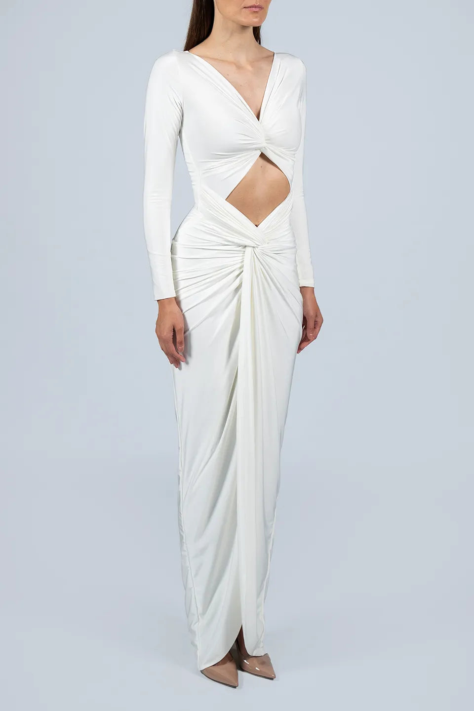 Designer White Maxi dresses, shop online with free delivery in UAE. Product gallery 4
