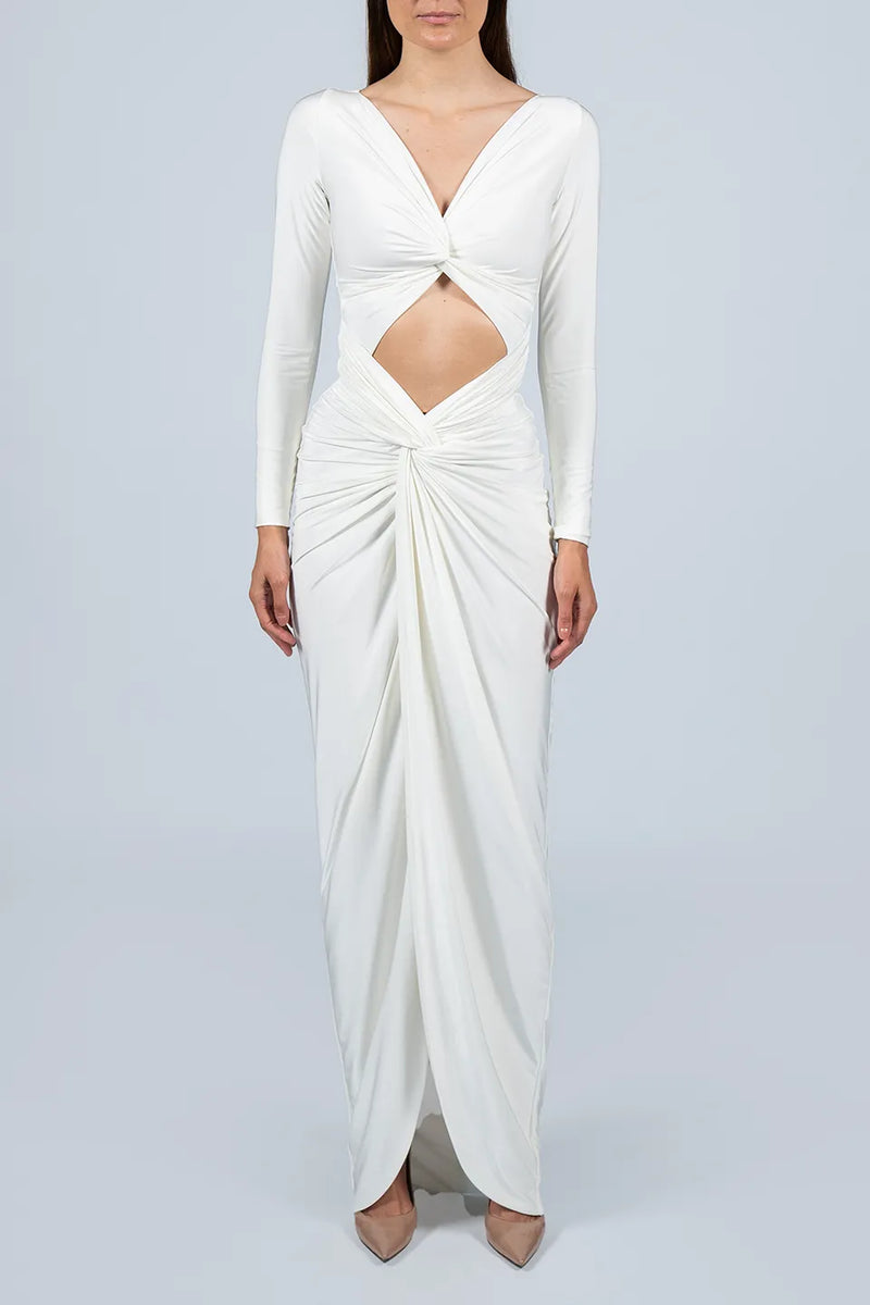 White long dress