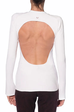 Alessandro Vigilante | White Longsleeves Top, alternative view