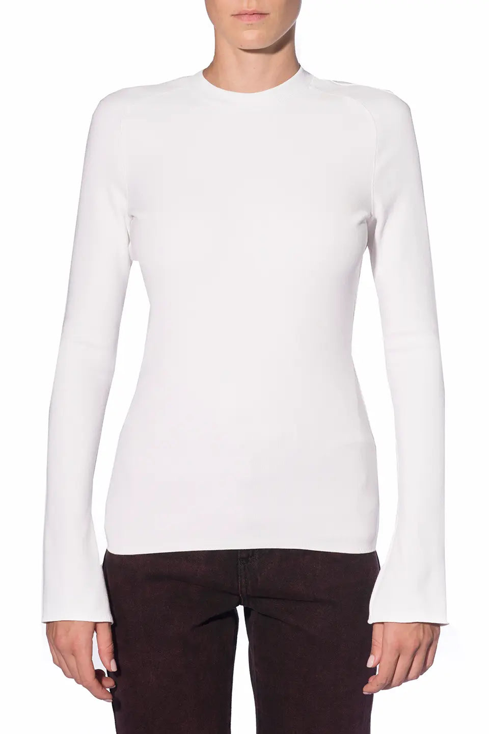 Shop online trendy White Women long sleeve from Alessandro Vigilante Fashion designer. Product gallery 1