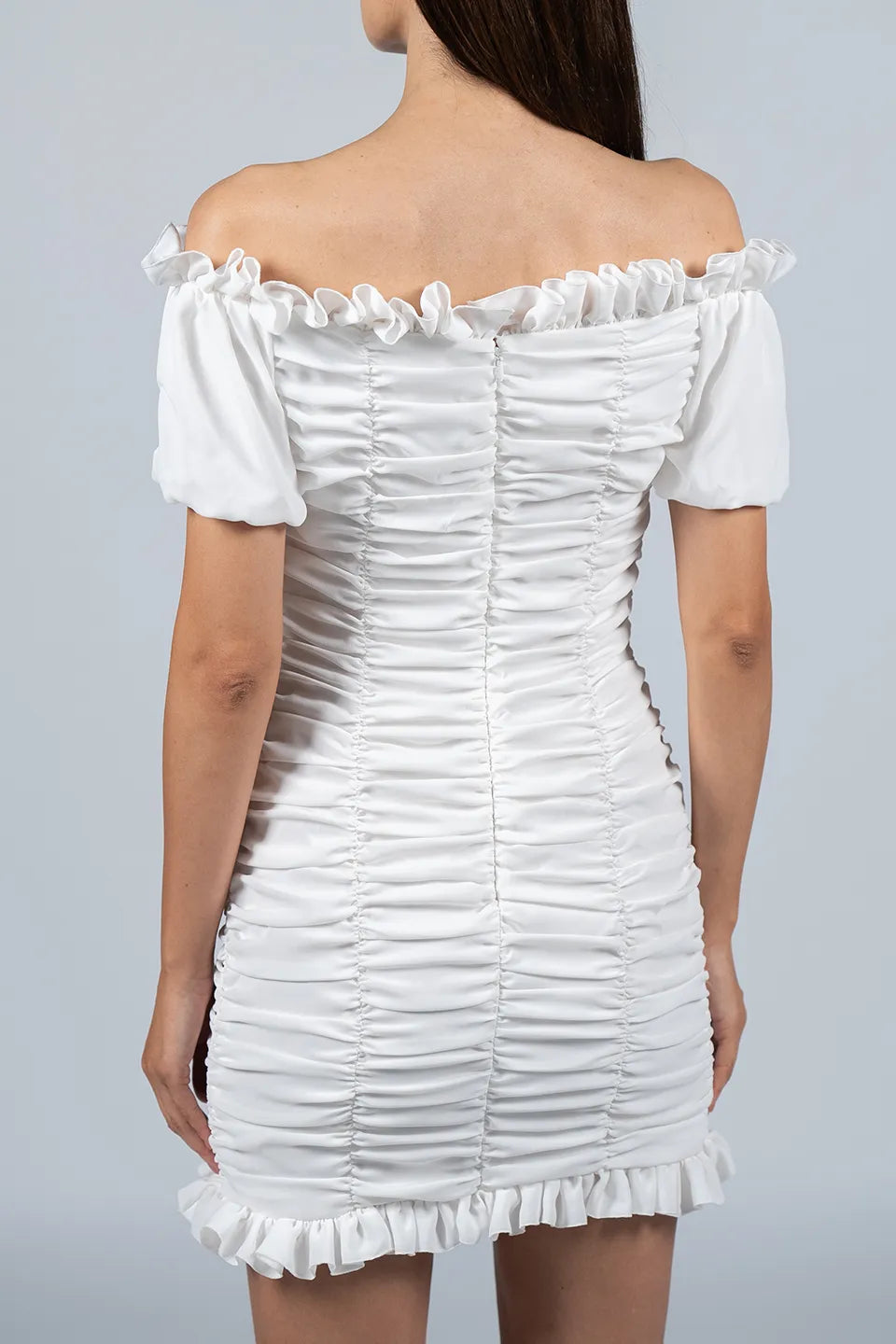 Designer White Mini dresses, shop online with free delivery in UAE. Product gallery 5