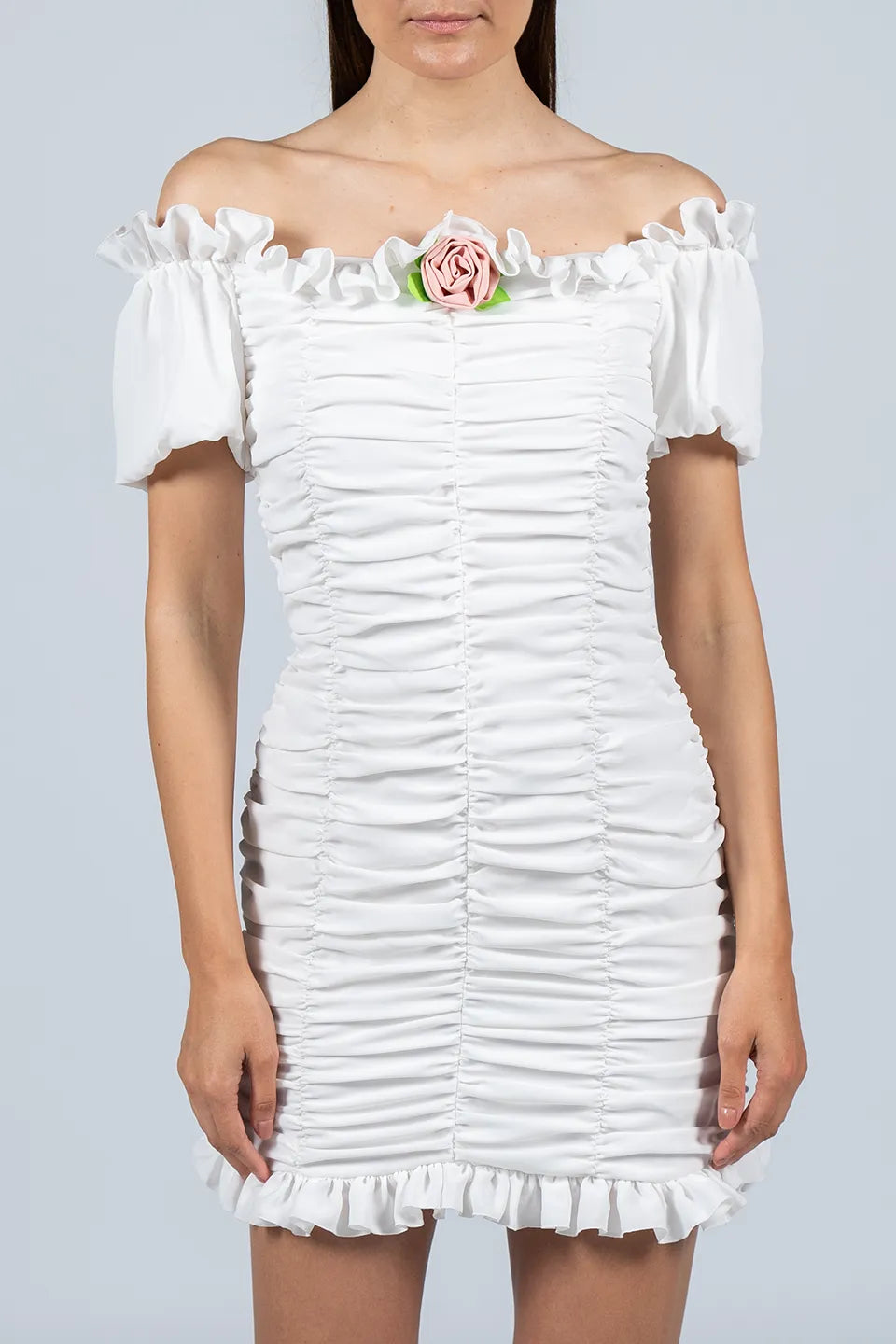 Shop online trendy White Mini dresses from Vivetta Fashion designer. Product gallery 1