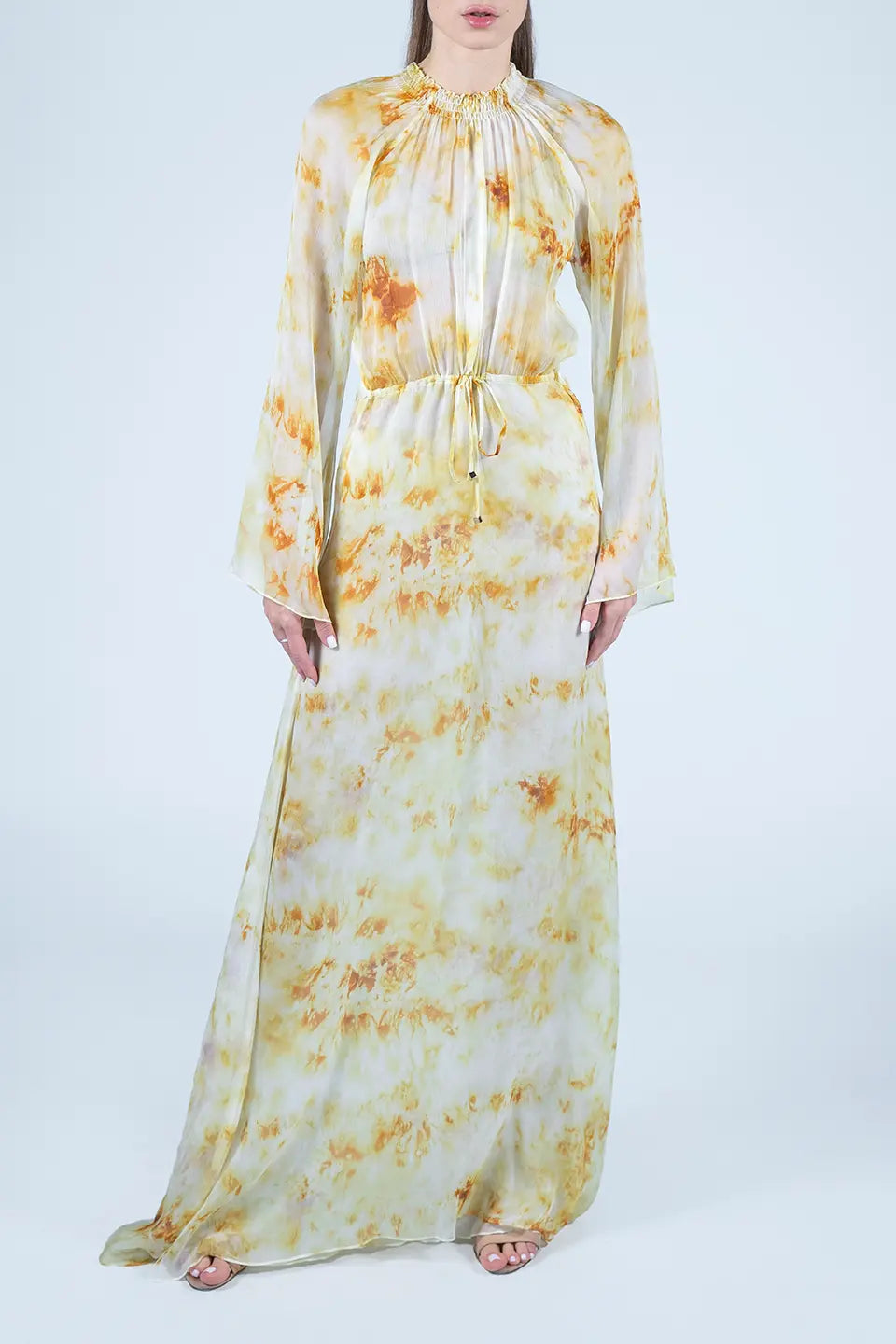 Shop online trendy Yellow Maxi dresses from Dodo Bar Or Fashion designer. Product gallery 1