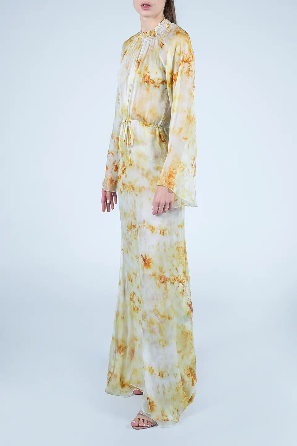 Designer Yellow Maxi dresses, shop online with free delivery in UAE. Product gallery 4