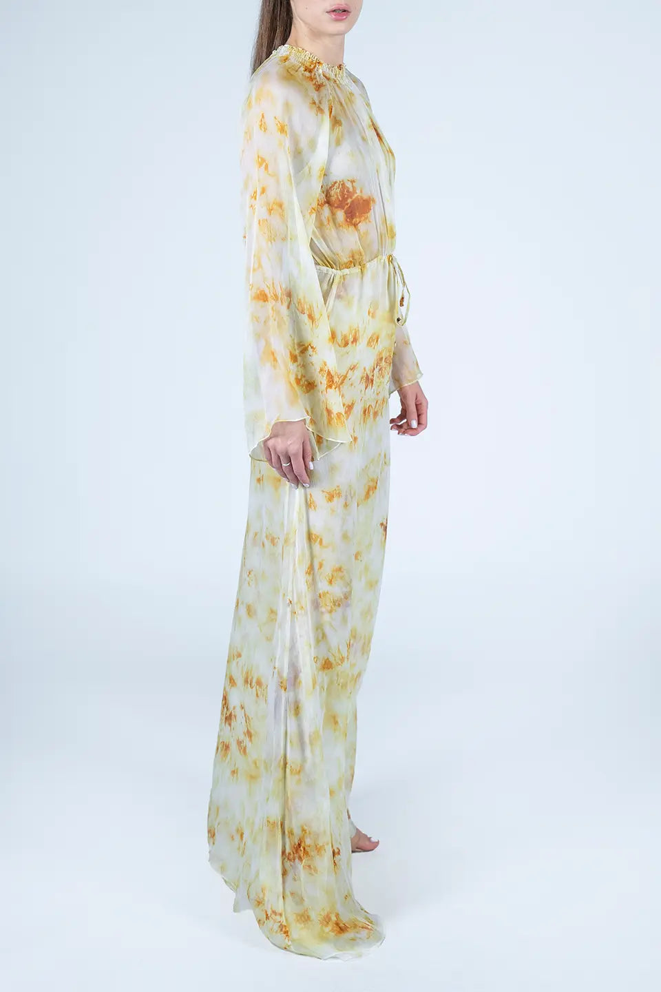 Designer Yellow Maxi dresses, shop online with free delivery in UAE. Product gallery 2