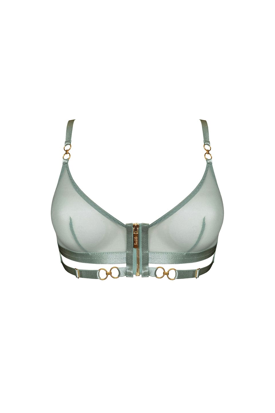 Thumbnail for Product gallery 1, Atelier Bordelle Kleio Soft Cup Bra Sage Front