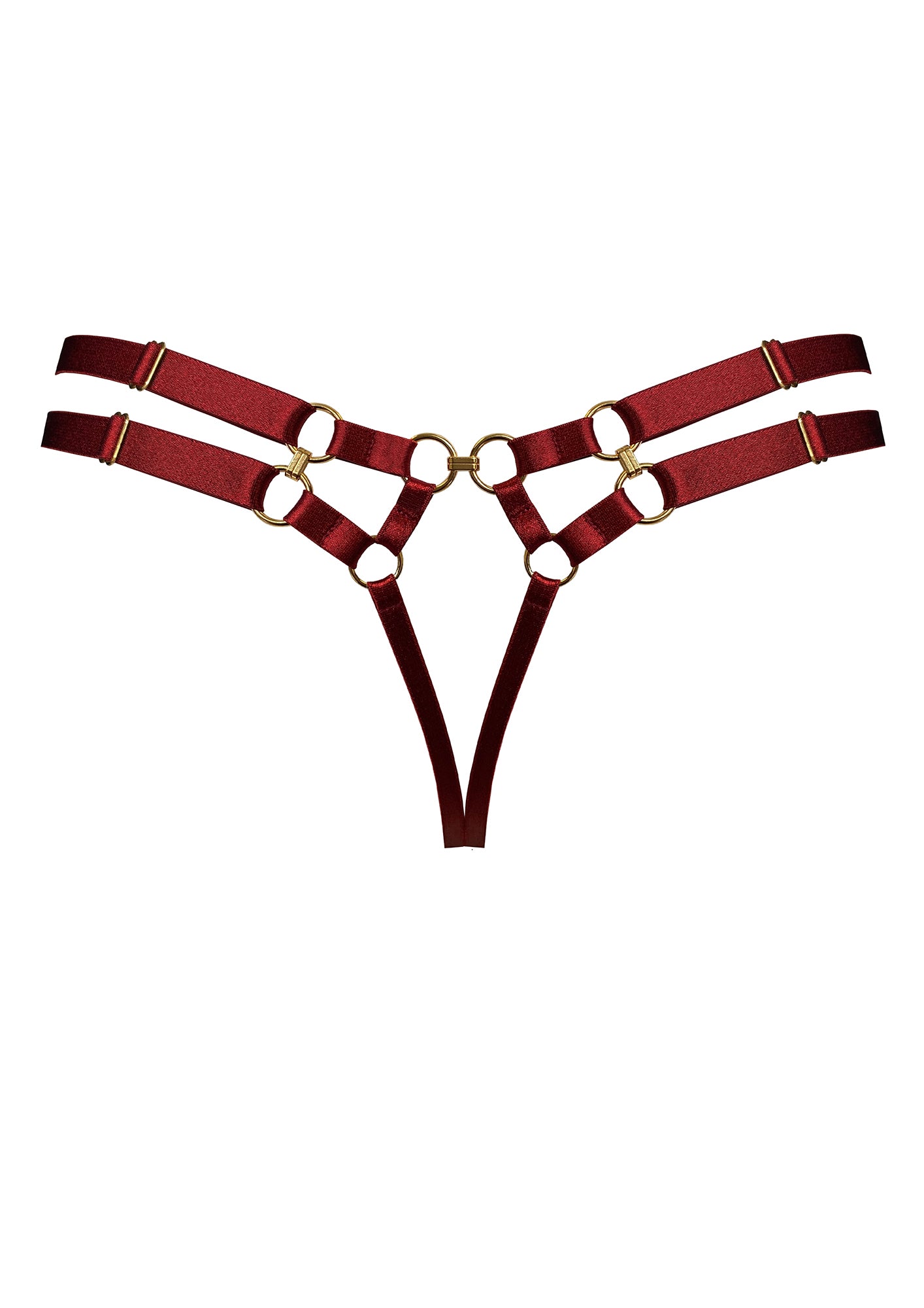 Cymatic Thong Burnt Red | Undergarments Collection 2023 | Maison D'Vie