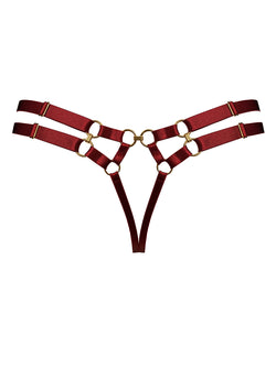 Bordelle | Cymatic Thong Burnt Red, alternative view