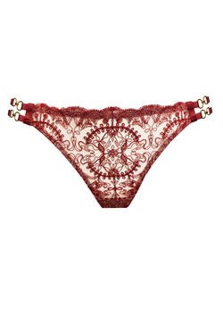 Bordelle | Cymatic Thong Burnt Red