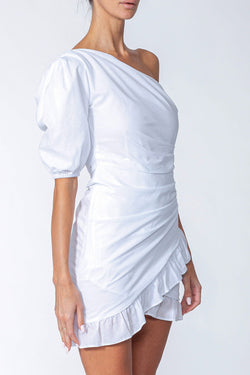 Anze | Alexa Dress White, alternative view