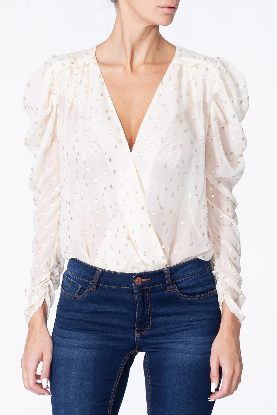 Designer White Women blouses, shop online with free delivery in UAE. Product gallery 4