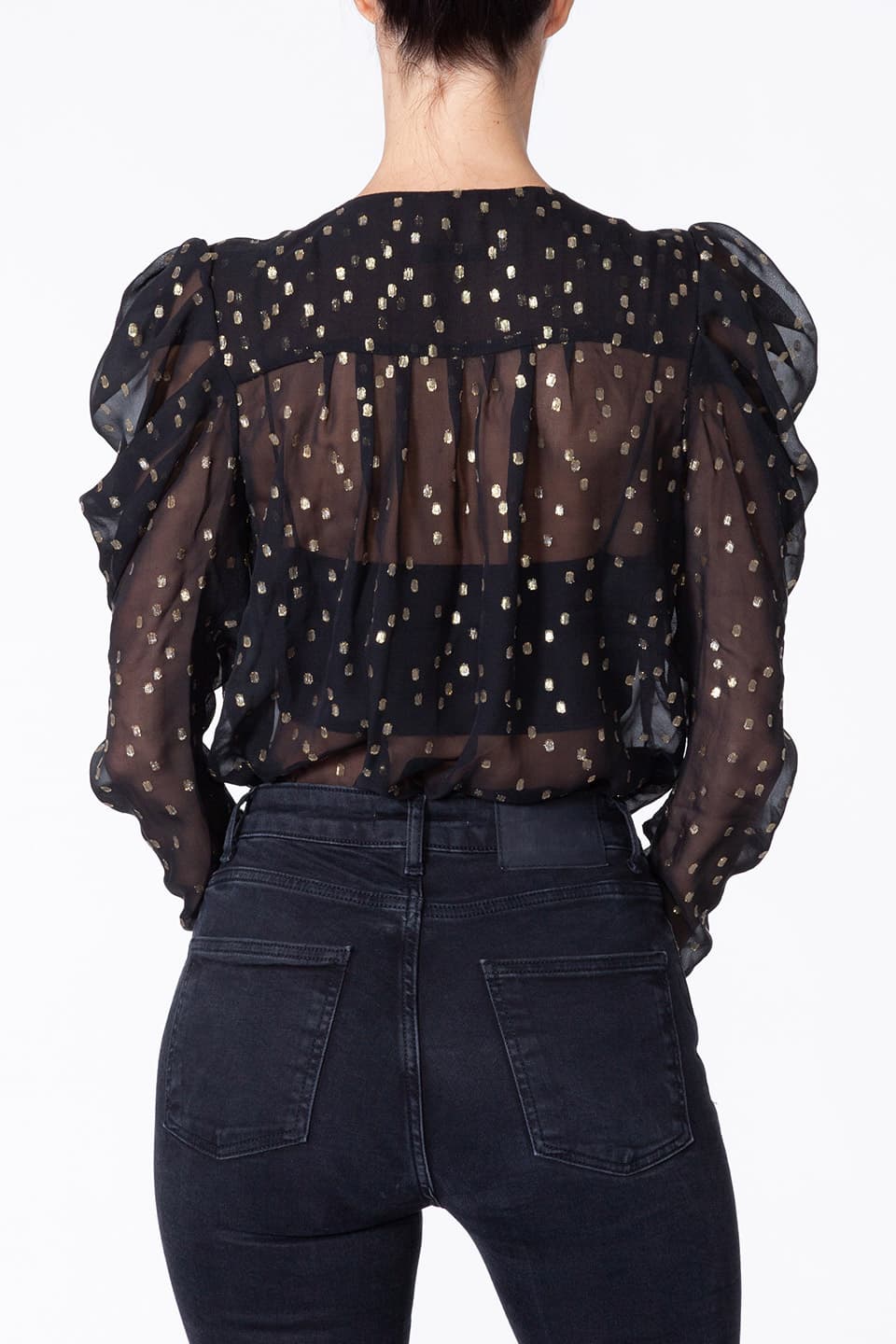 Thumbnail for Product gallery 5, Buy Nima Black Body Blouse 