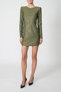 Anze | Rhea Mini Dress Green, alternative view