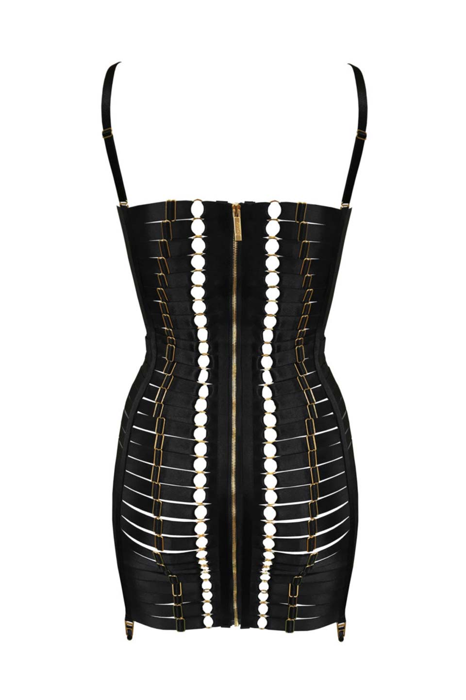 Thumbnail for Product gallery 2, Atelier Bordelle luxury lingerie, black mini dress from designer
