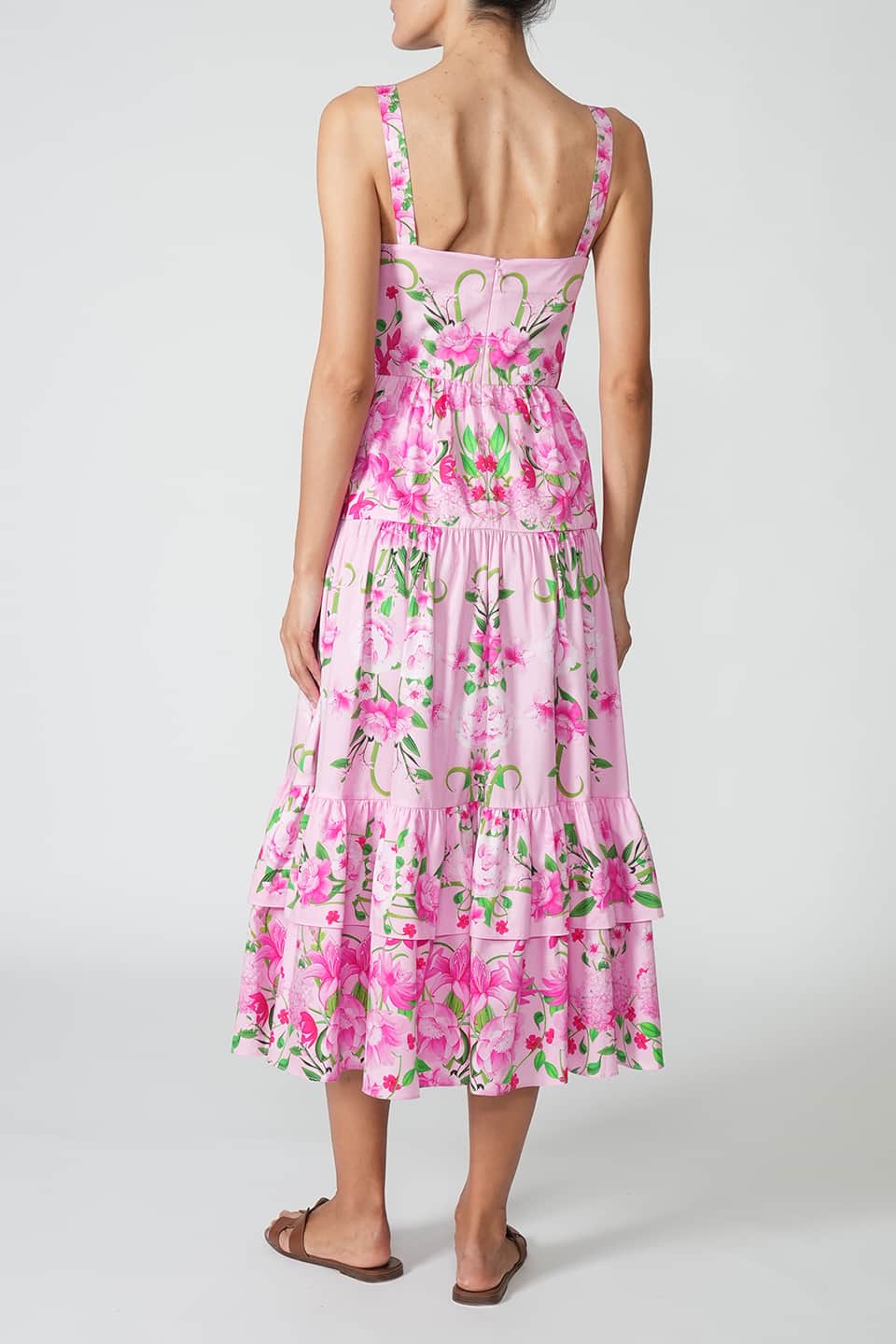Designer Pink Midi dresses, shop online with free delivery in UAE. Product gallery 4